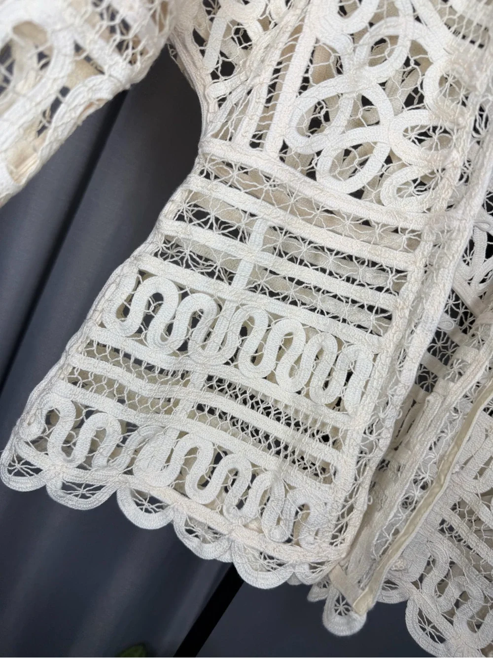 NWT Zara Woman Bloggers Fav ZW COLLECTION CROCHET TOP Size S Small